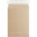 Lavex Stayflats Kraft Self-Sealing Rigid Mailer #1, 100PK 442SF1PSK